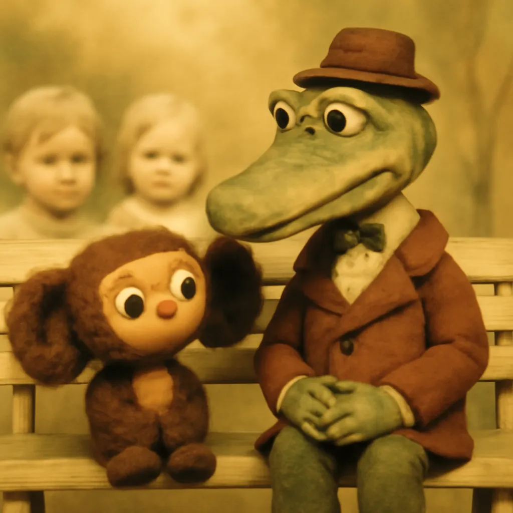 Illustration evoquant cheburashka dessin anime (1)