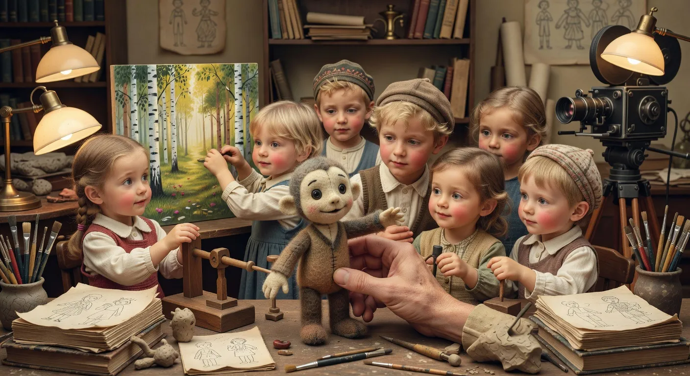 Illustration evoquant cheburashka dessin anime (2)