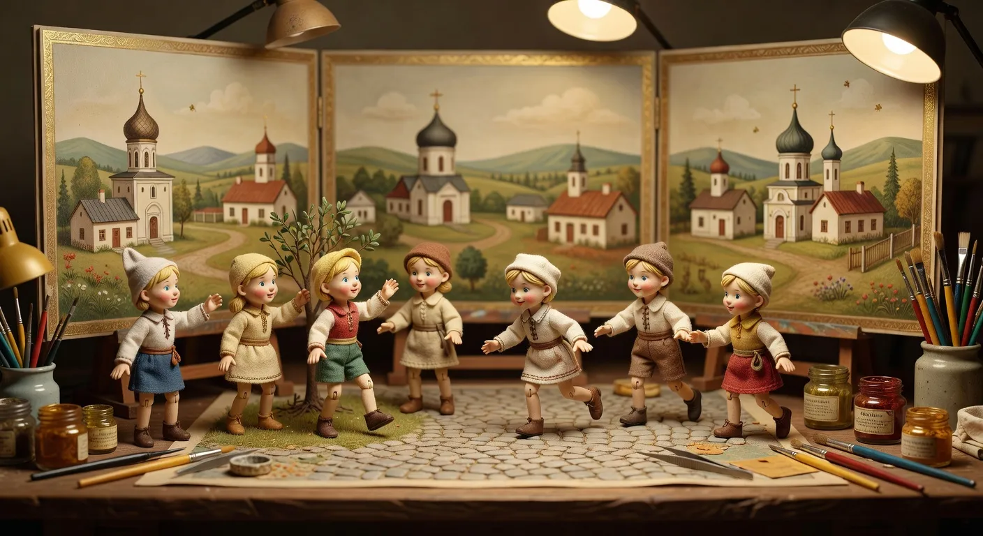 Illustration evoquant dessins animes russes (1)