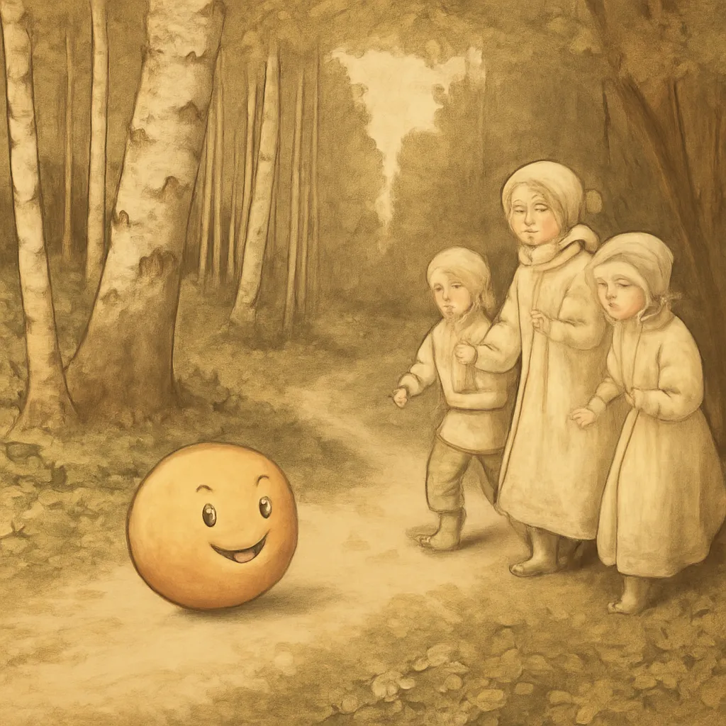 Illustration evoquant kolobok conte (1)