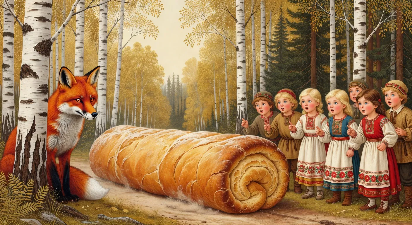 Illustration evoquant kolobok conte (2)