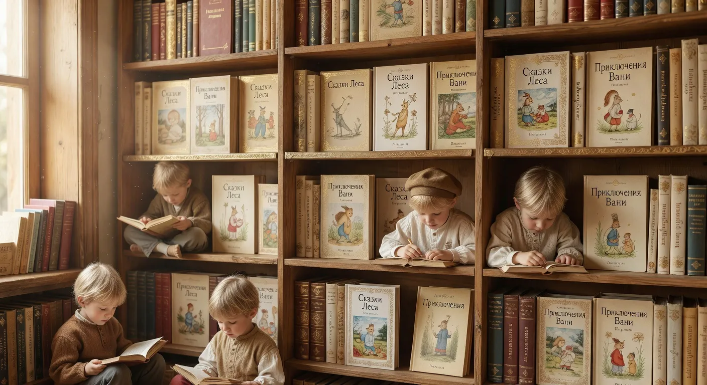 Illustration evoquant litterature jeunesse russe (1)