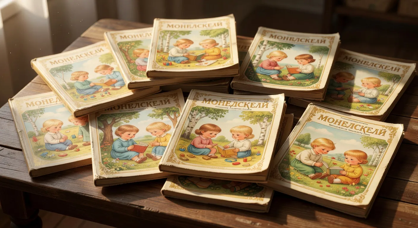 Illustration evoquant magazines jeunesse russes (1)