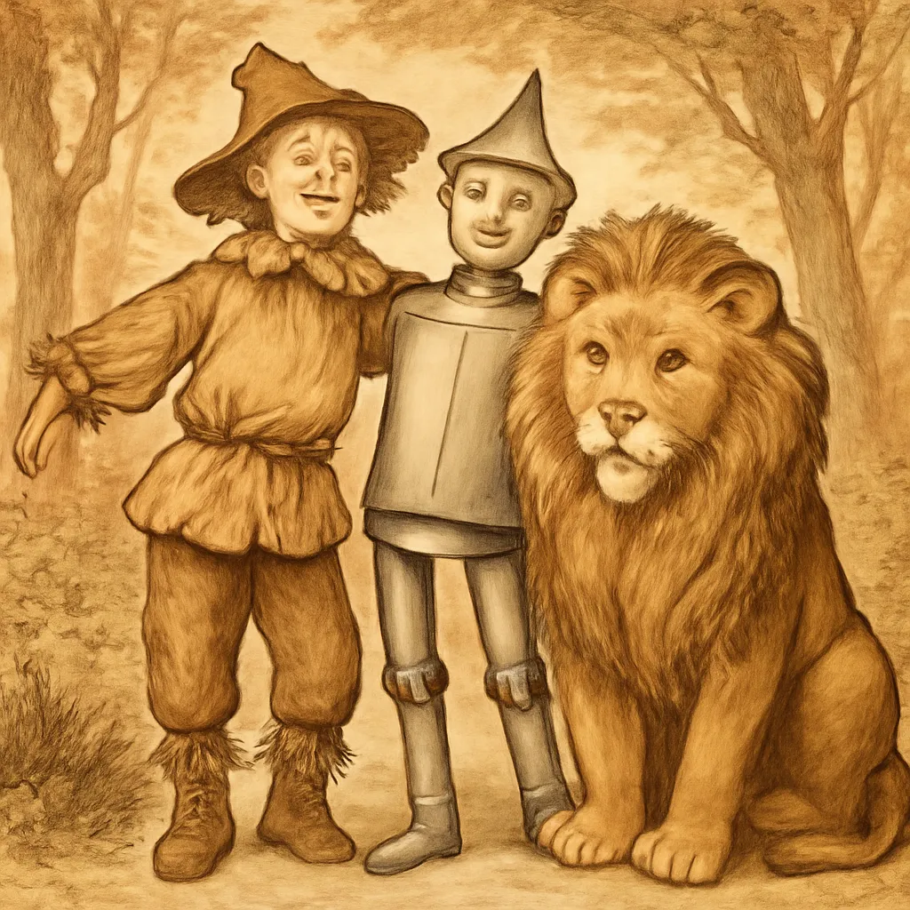 Illustration evoquant magicien cite emeraude volkov (2)