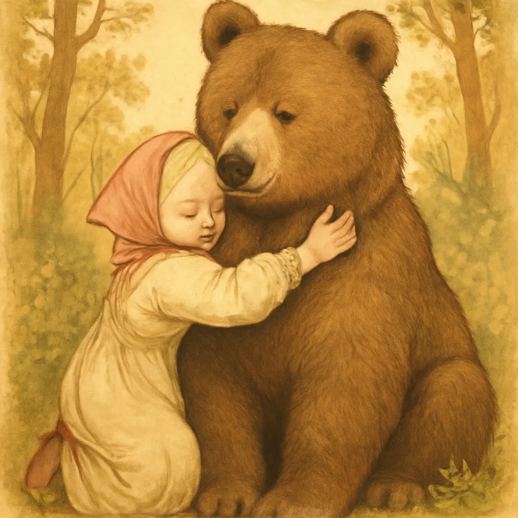 Illustration evoquant masha et ours (1)