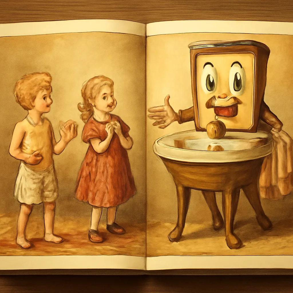 Illustration evoquant moidodyr tchoukovski (2)