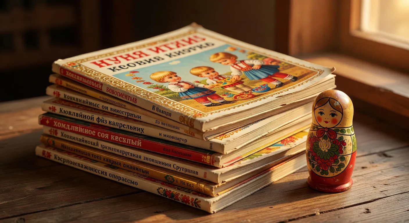 Старые номера русскоязычных детских журналов, иллюстрации и кириллические заставки