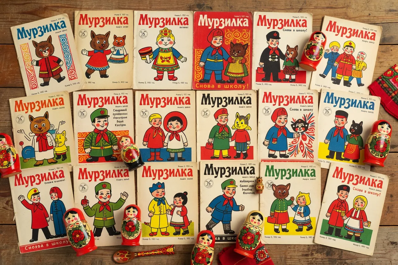 Murzilka, le magazine russe pour enfants depuis 1924